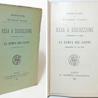 RESA A DISCREZIONE, LA ZAMPA DEL GATTO 1ª ed. 1888