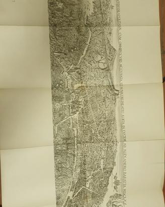 stampa della pianta di Napoli del XVII SECOLO 