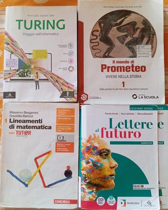 libri scolastici anno 1' chimico biologico 