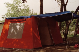 Tenda casetta vintage