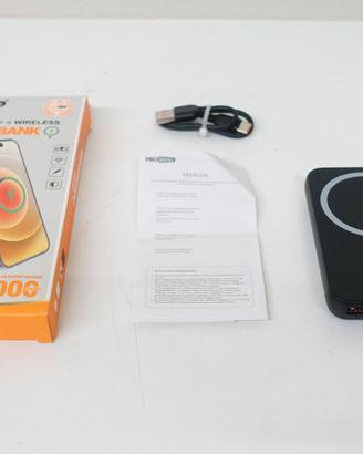 Power bank con ricarica wireless NUOVO