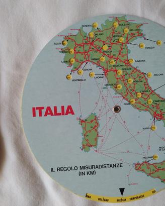 Regolo misuradistanze Italia anni 90 De Agostini