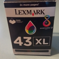 Cartuccia stampante lexmark 43xl nuova