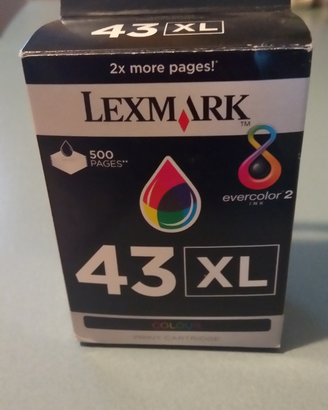 Cartuccia stampante lexmark 43xl nuova