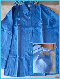 Camicia Enel da lavoro anni 70 taglia unica Frassi