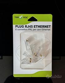 Cavo Ethernet 5mt +6 connettori nuovi