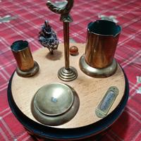 portasigarette con carillon vintage 