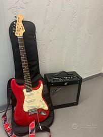 Chitarra Elettrica Squier Stratocaster e Custodia