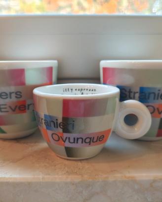 tazzine caffè Illy da collezione 