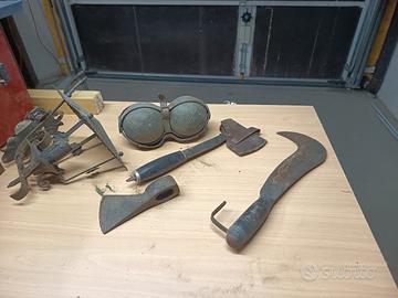 pentole in rame e oggetti vari vintage 