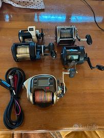 Mulinelli Shimano, Penn, Okuma