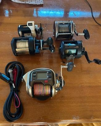 Mulinelli Shimano, Penn, Okuma