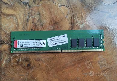 Ram DDR4 8GB 2400Mhz Dimm Kingston