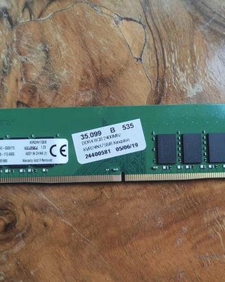Ram DDR4 8GB 2400Mhz Dimm Kingston