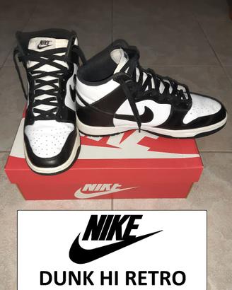Scarpe Nike Dunk High Retro "Panda"