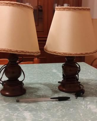 Coppia lampade vintage funzionanti
