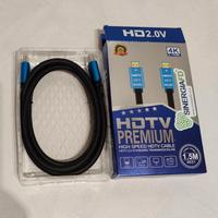 Cavo HDTV 4K Ultra 2160P 60Hz 18 Gbps 1,5 m