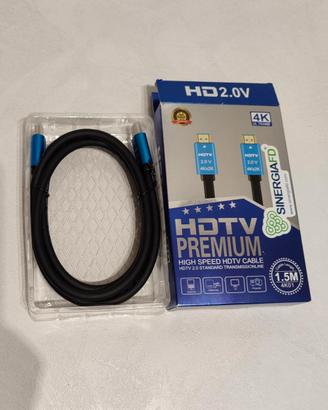 Cavo HDTV 4K Ultra 2160P 60Hz 18 Gbps 1,5 m