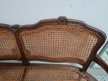 divanetto in paglia di vienna