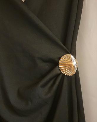 Abito lungo nero elegante 