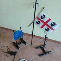 Girarrosto artigianale ( BLU ZAFFIRO 12 volt. )