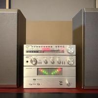 Mini impianto Grundig, vintage, anni 1980