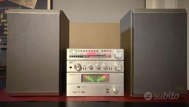 Mini impianto Grundig, vintage, anni 1980