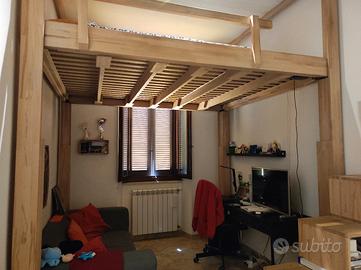 Struttura letto a soppalco motorizzatRising Cinius