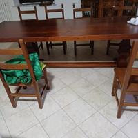 Tavolo in legno massello stile rustico 3 metri