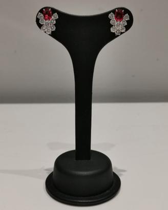 Orecchini in oro bianco con diamanti vari modelli