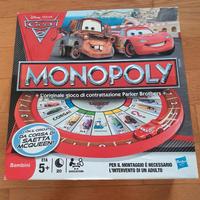 Monopoly Cars 2 x bambini 5+ Disney Pixar