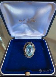 Anello pietra blu
