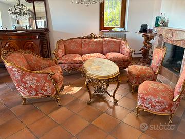 Salotto Vintage Stile Barocco Luigi XVI