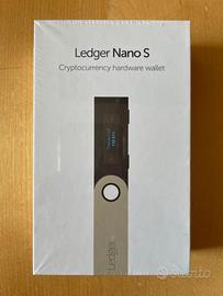 Ledger Nano S nuovo sigillato mai aperto
