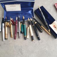 lotto penne stilografiche da collezione