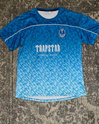 Maglia trapstar blu e bianca