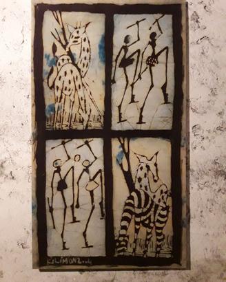 Quadro in tela etnico