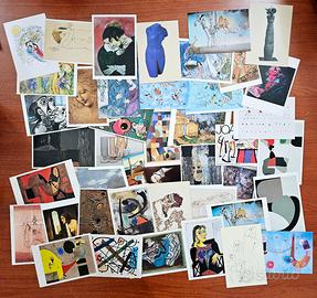 Lotto di 42 Cartoline Arte Contemporanea