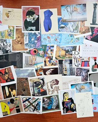 Lotto di 42 Cartoline Arte Contemporanea
