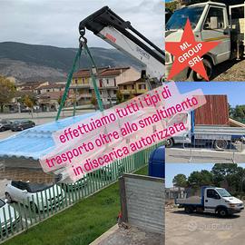 Trasporti materiali - calcinacci - rifiuti edili