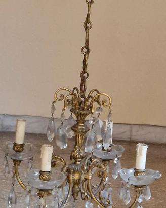 Lampadario Cristallo anni '50