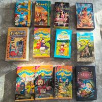 video cassette VHS cartoni animati vari originali
