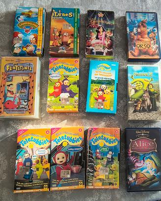 video cassette VHS cartoni animati vari originali
