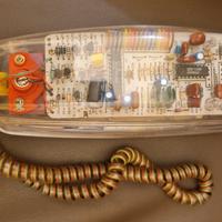 telefono Sitel modello Fh-003 trasparente vintage