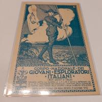 biglietto cartolina grande lotteria 1922