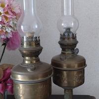 lampade ad olio in ottone