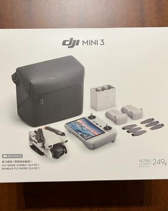 DJI MINI 3 fly more combo+msd 258GB+care refresh