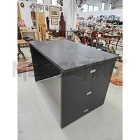 TAVOLO CONSOLLE GRIGIO SCURO