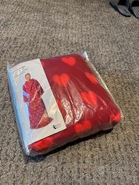 Coperta con maniche NUOVA cuoricini