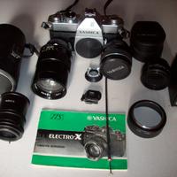 kit fotocamera yashica reflex analogica